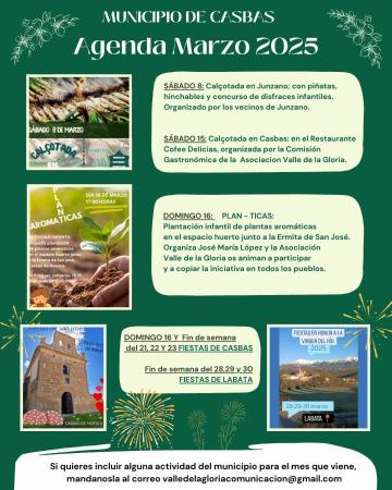 Imagen Agenda Marzo 2025 Casbas de Huesca